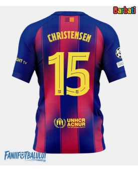 Barcelona Andreas Christensen #15 Tricou Fotbal Replică 2025-26 Barbati Acasa
